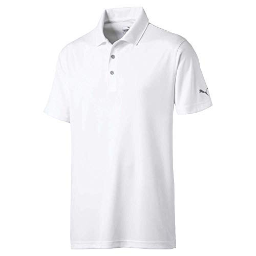 Puma Golf Mens 2019 Rotation Polo Bright White Large