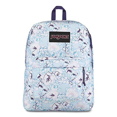 JanSport Black Label Superbreak Blue Sketch Floral One Size