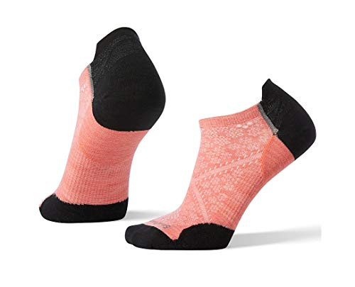 Smartwool Wool Performance Low Cut Socks  Womens PhD Cycle Ultra Light Micro BRIGHT CORAL M