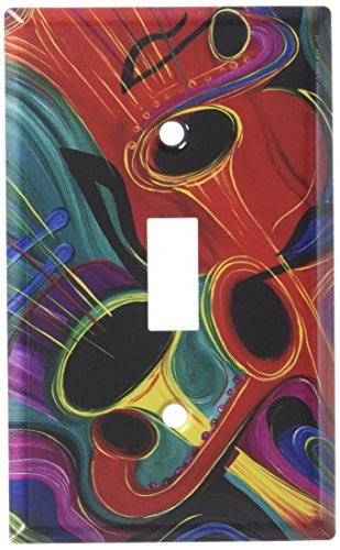 Art Plates - Green Guitar Switch Plate - Single Toggle