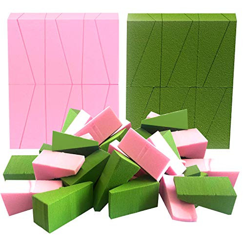 48 Pcs Makeup Sponge Blender Small Wedge Cosmetic Beauty Applicator Puff For Eye Face Powder Liquid Cream Foundation Non Latex