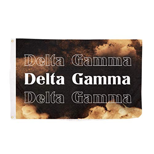 Delta Gamma Sorority Flag Banner 3 feet x 5 feet Sign Decor Flag  Bleach Wash