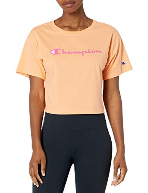 Champion Womens The Cropped TEE iced Melon Large
