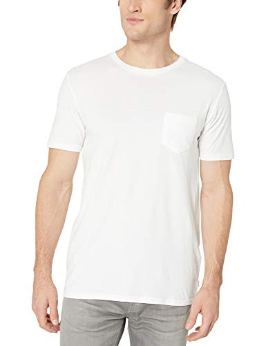 Quiksilver Mens Basic Washed Pocket TEE White XL