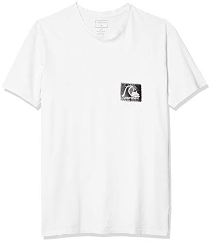 Quiksilver Mens Quik Heritage Short Sleeve TEE White L