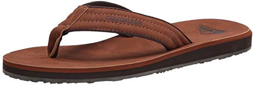 Quiksilver Mens Carver Nubuck Sandal BrownBrownBrown 11 Medium US