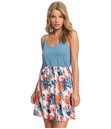 Roxy Juniors Moon Mouth Woven Dress Snow White Standard M