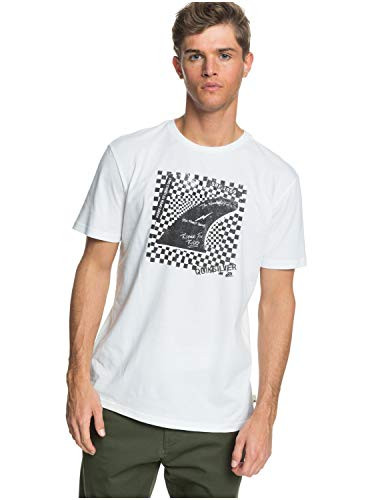 Quiksilver Mens ONSHORE RIFF Short Sleeve TEE White XLarge