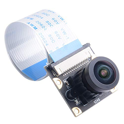 GeeekPi IMX219160 Camera 3280 × 2464 Resolution 8 Megapixels 160 Degree Angle of View IMX219 Sensor Support Jetson Nano Developer Kit