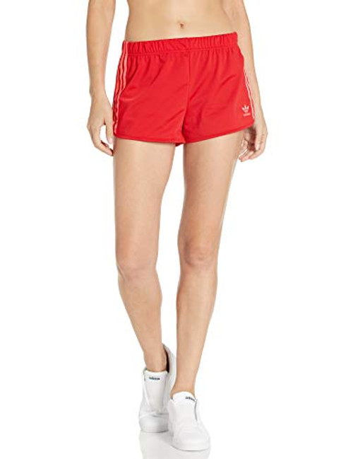 adidas Originals womens 3stripes Shorts BlueWhite XLarge US