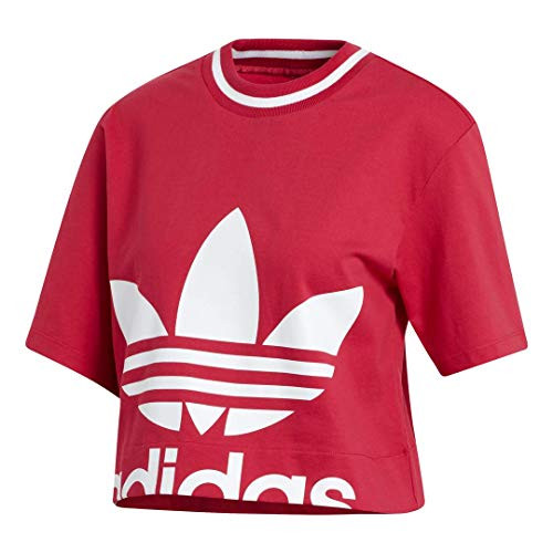 adidas Originals Womens Cropped Tee Energy Pink XSmall