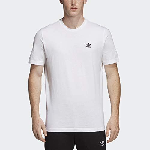 adidas Originals Mens Essentail Tee white XLarge adidas Originals Mens Essentail Tee white XLarge