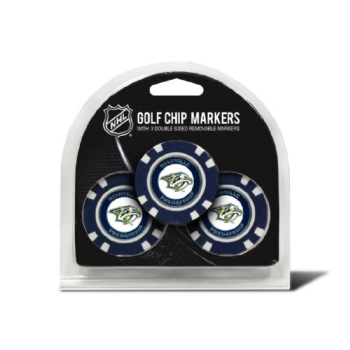 NHL Nashville Predators 3 Pack Golf Chip Ball Markers