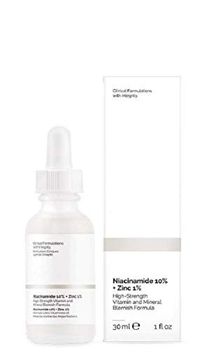 Niacinamide 10  Zinc 1 Serum for Face  Pore Reducer  USA Skin Care 30ml