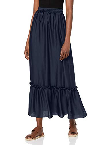 find Womens Peplum Maxi Skirt Blue Navy blazer EU XL US 1214