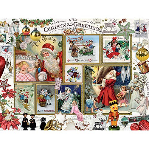 Bits and Pieces  Christmas Greetings 500 Piece Jigsaw Puzzles for Adults  Each Puzzle Measures 18 Inch x 24 inch  500 pc Jigsaws by Artist Barbara Behr Bits and Pieces  Christmas Greetings 500 Piece Jigsaw Puzzles for Adults  Each Puzzle Measures 18 Inch x 24 inch  500 pc Jigsaws by Artist Barbara Behr