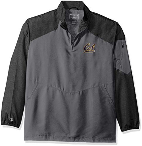 Ouray Sportswear NCAA California Golden Bears Raider Pullover Jacket Carbon PrintGraphite XLarge Ouray Sportswear NCAA California Golden Bears Raider Pullover Jacket Carbon PrintGraphite XLarge