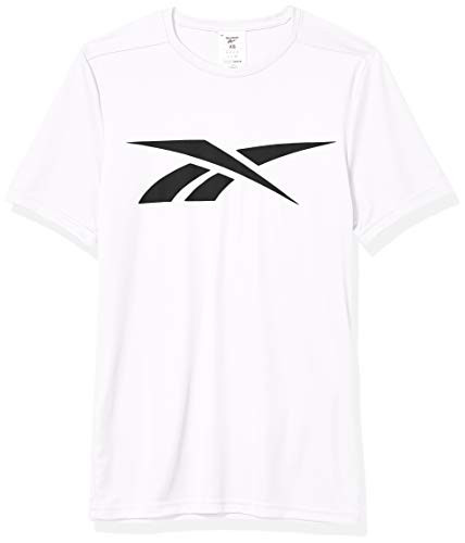 Reebok Workout Ready Poly Graphic Tee White XLarge