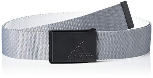 adidas Golf Golf Mens Reversible Web Belt Grey One Size Fits Most