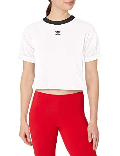 adidas Originals Womens Cropped Top Whiteblack M