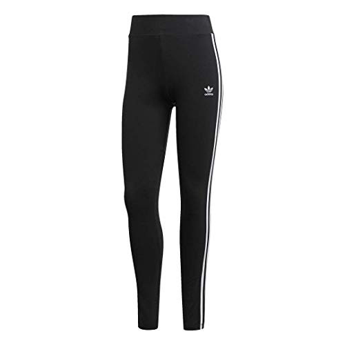 adidas Originals womens Adicolor 3Stripes Tights BlackWhite Small
