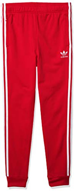 adidas Originals Kids Superstar Track Pants lush redWhite L adidas Originals Kids Superstar Track Pants lush redWhite L