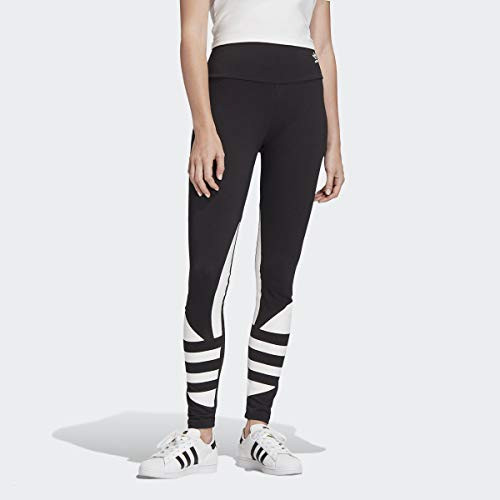 adidas Originals Womens Large Logo Tights BlackWhite 2XS adidas Originals Womens Large Logo Tights BlackWhite 2XS