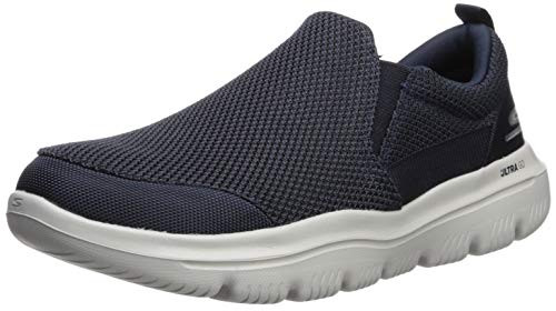 Skechers Mens GO Walk Evolution UltraImpeccable Sneaker NavyGray 13