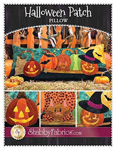 Shabby Fabrics SF49854 Halloween Patch Pillow Pattern