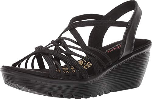 Skechers Parallel  Cross Wires Black 7 B M