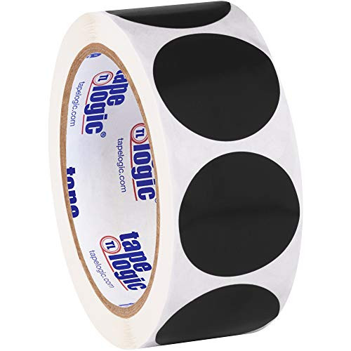 Inventory Circle LabelsStickers 1 12 Black 500 Labels Per Roll 1 Roll