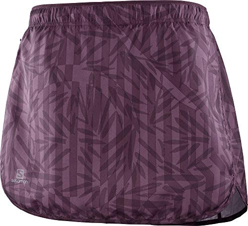 Salomon Womens Standard Agile Skort W winetastingPrint L