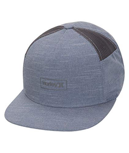 Hurley Mens Phantom Locked Snapback Baseball Cap Obsidian One Size