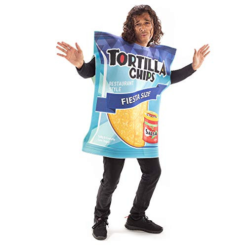 Tortilla Chips Halloween Costume  Funny Food Suit  Cute Adult One Size Outfit