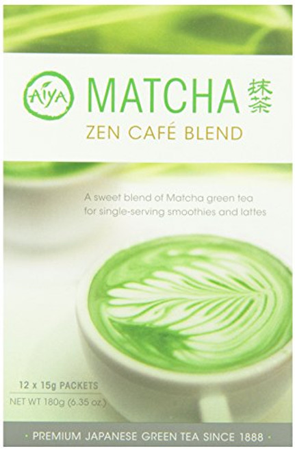 Aiya Matcha Zen Cafe blend stick packs 12ct (1 box)
