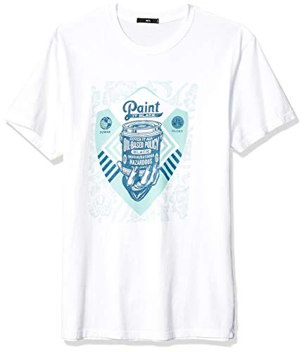 Obey Mens Cover IT All Superior SS TEE White Small