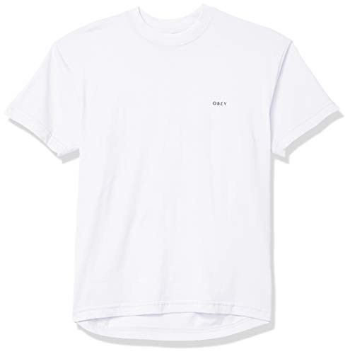 Obey Mens SS Sustainable Enhanced Disintegration TEE White Small