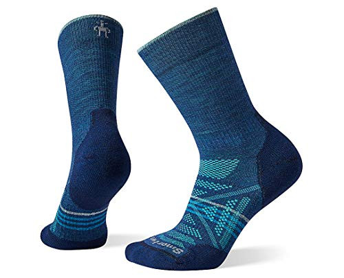 Smartwool PhD Outdoor Light Crew Alpine Blue MD Womens Shoe 795