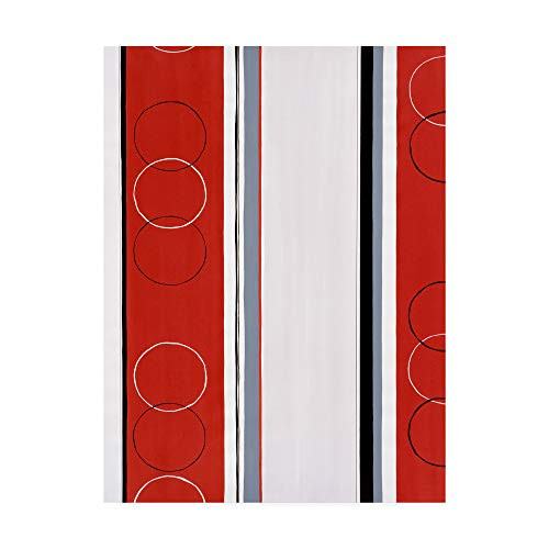 Trademark Fine Art ALI46126C1419GG Circles With Vertical Stripes by Pablo Esteban 14x19