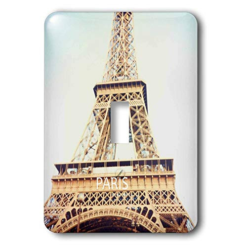 3dRose lsp283491 Eiffel Tower Toggle Switch Multicolor