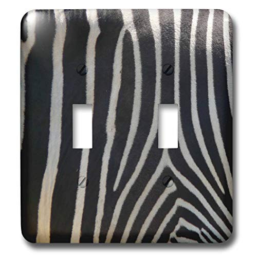 3dRose lsp477582 Perfectly Zebra Print Toggle Switch