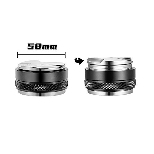 58mm Coffee Distributor Tamper Dual Head Coffee Leveler Fits for 58mm Adjustable Depth Professional Espresso Hand Coffee T 58mm Coffee Distributor Tamper Dual Head Coffee Leveler Fits for 58mm Adjustable Depth Professional Espresso Hand Coffee T