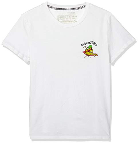 Volcom Juniors Stoked on Stone Tee White XSmall