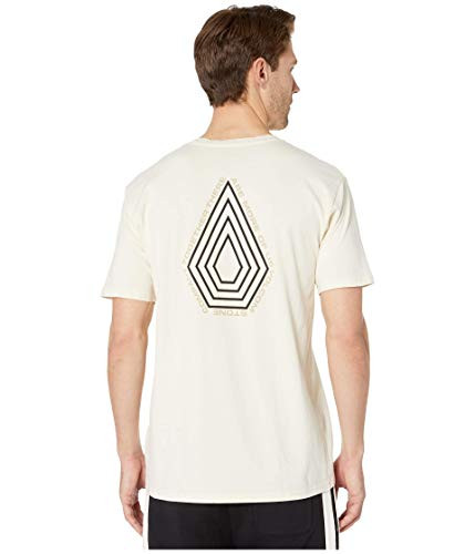 Volcom Mens Fake Smile Short Sleeve Tee Off White