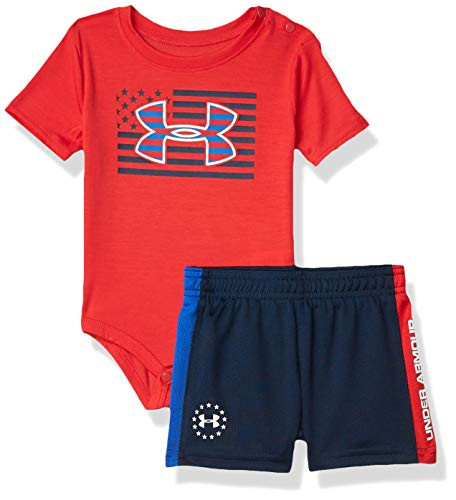 Under Armour Baby Boys UA Flag Logo Set Versa Red 69M