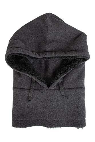 Levis Mens Fleece Hood Balaclava Charcoal One Size