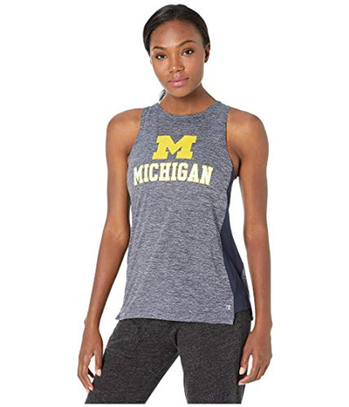 Champion College Michigan Wolverines Marathon III Tank Navy XS Champion College Michigan Wolverines Marathon III Tank Navy XS