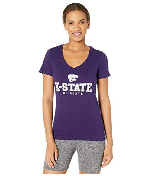 Champion College Kansas State Wildcats University VNeck Tee Champion Purple 2 LG Champion College Kansas State Wildcats University VNeck Tee Champion Purple 2 LG