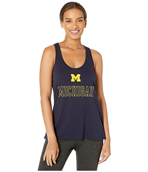 Champion College Michigan Wolverines Eco Swing Tank Top Navy 3 LG Champion College Michigan Wolverines Eco Swing Tank Top Navy 3 LG