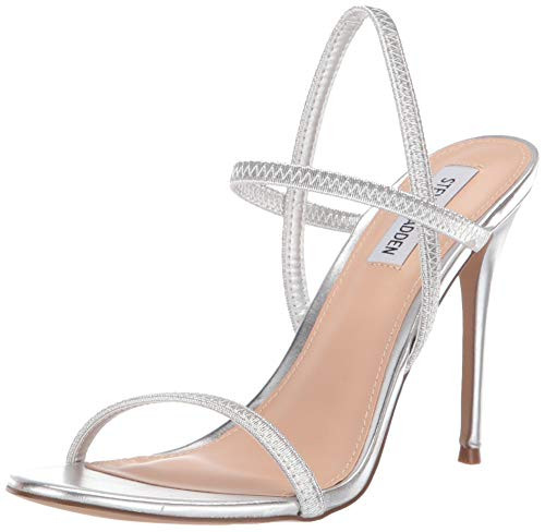 Steve Madden Gabriella Heeled Sandal Silver 75 M